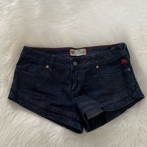 🟢DC Riot Dark Blue Denim Shorts 27